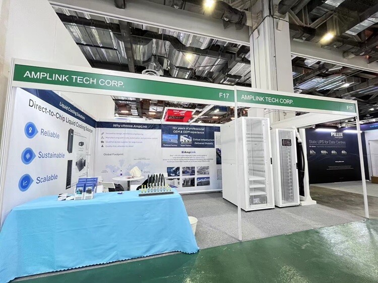 booth.jpg AmpLink Tech Corp. Showcases Innovative Solutions at Data Centre World Asia 2024