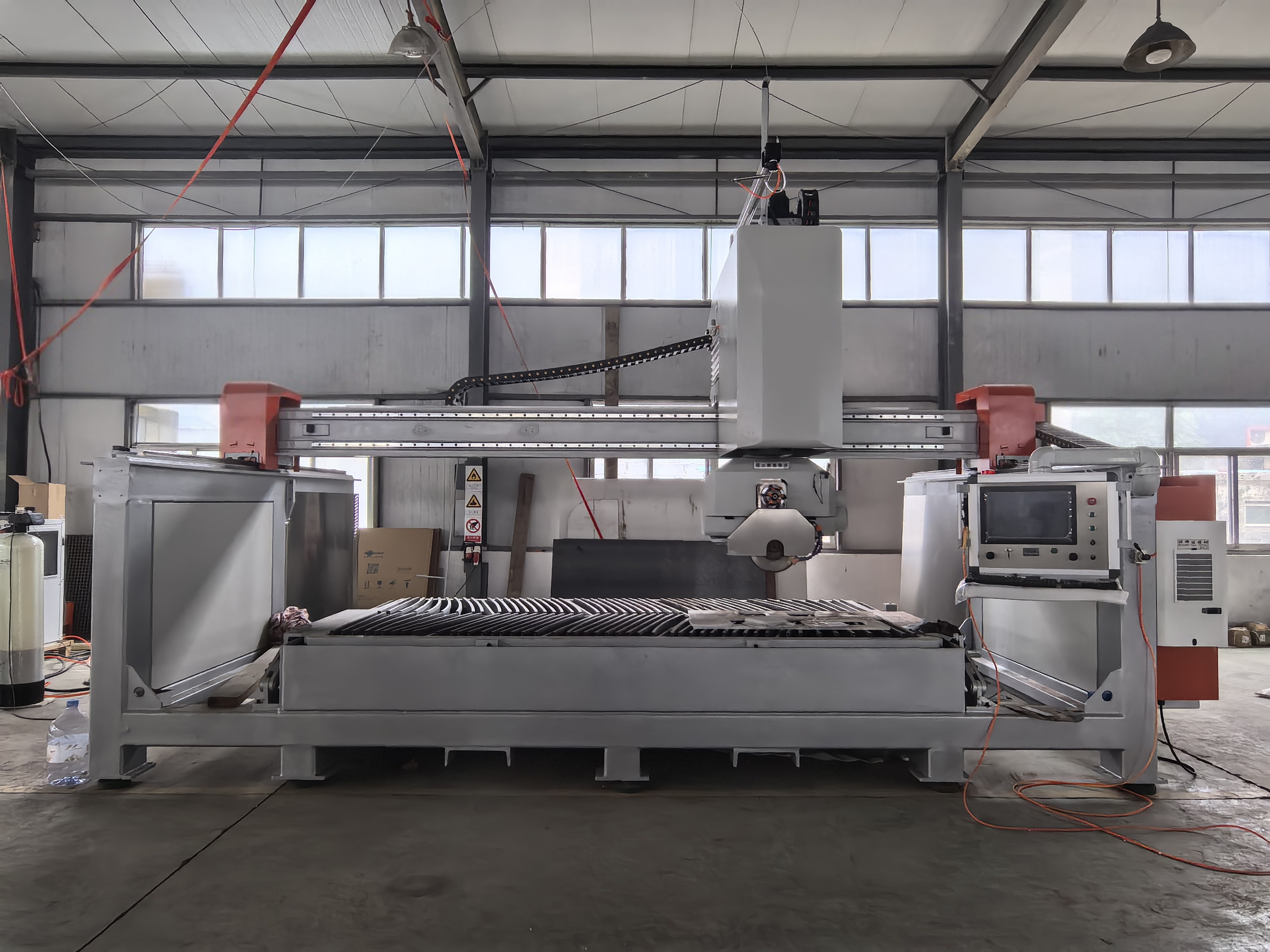 Trimming Knife Router 3220DSMW 5-Axis Sawjet Bridge Saw | Integrated Saw Blade & Waterjet ...