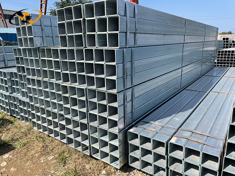 Tubo cuadrado galvanizado en caliente de 1,5 mm y 2 mm para Filipinas