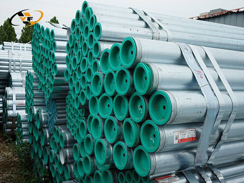 Tubo de acero galvanizado redondo de inmersión en caliente para invernadero