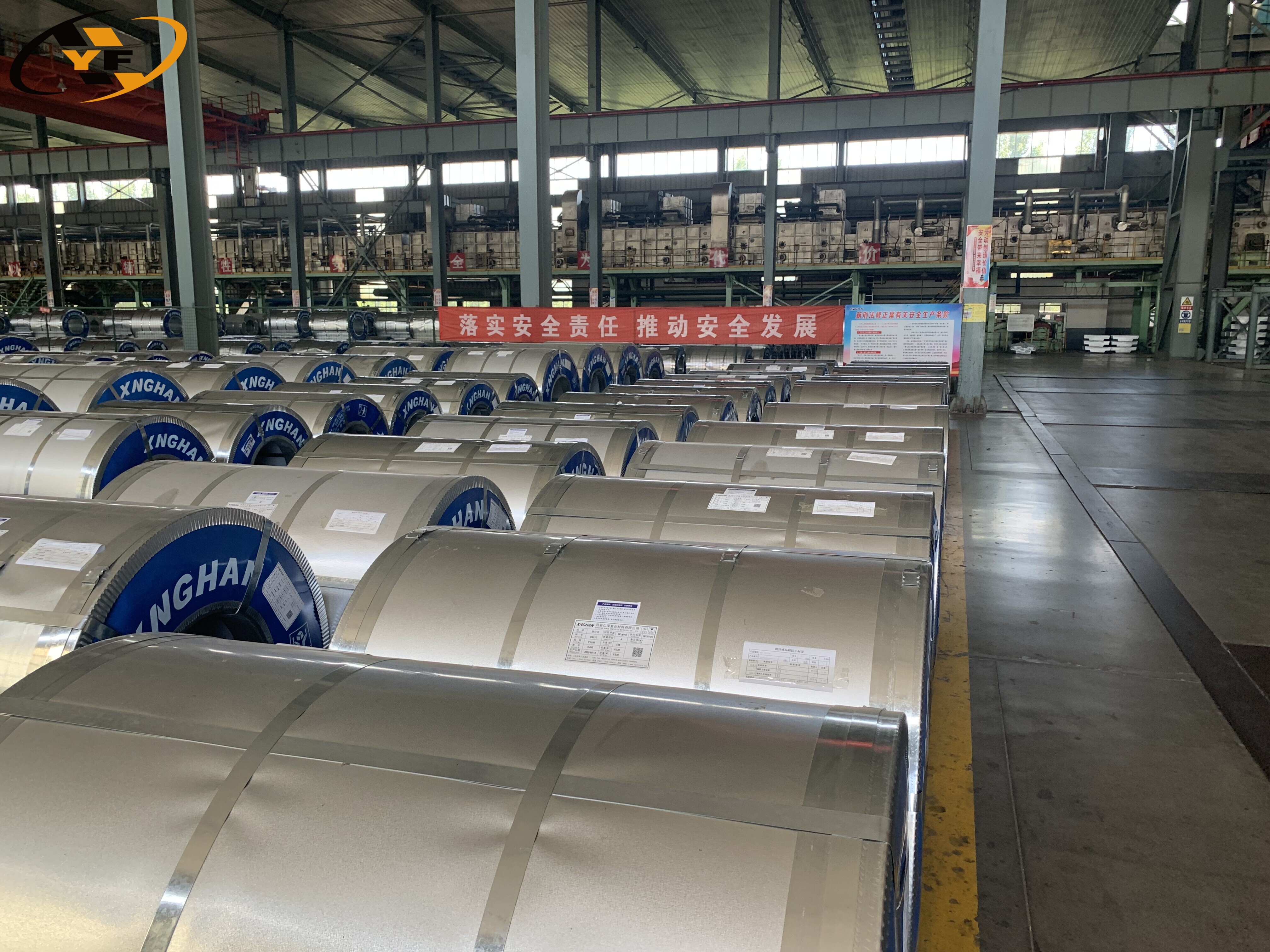 Bobina de acero galvanizado por inmersión en caliente DX51D Bobina de acero galvanizado Z275