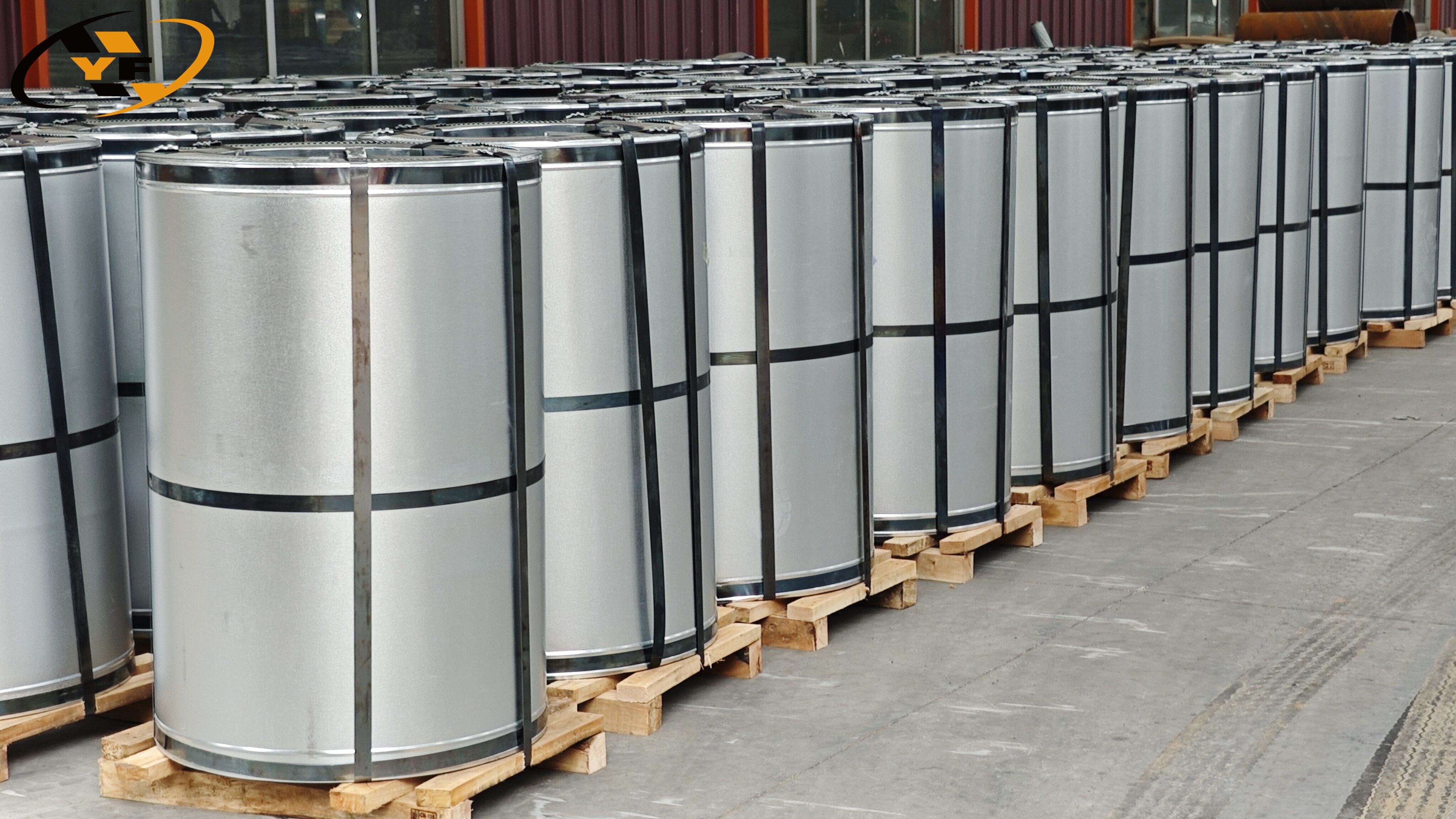 Bobina de acero galvanizado con florón/sin florón Z30G Z60G Z80G Z120g Dx51D SGCC CSA CSB
