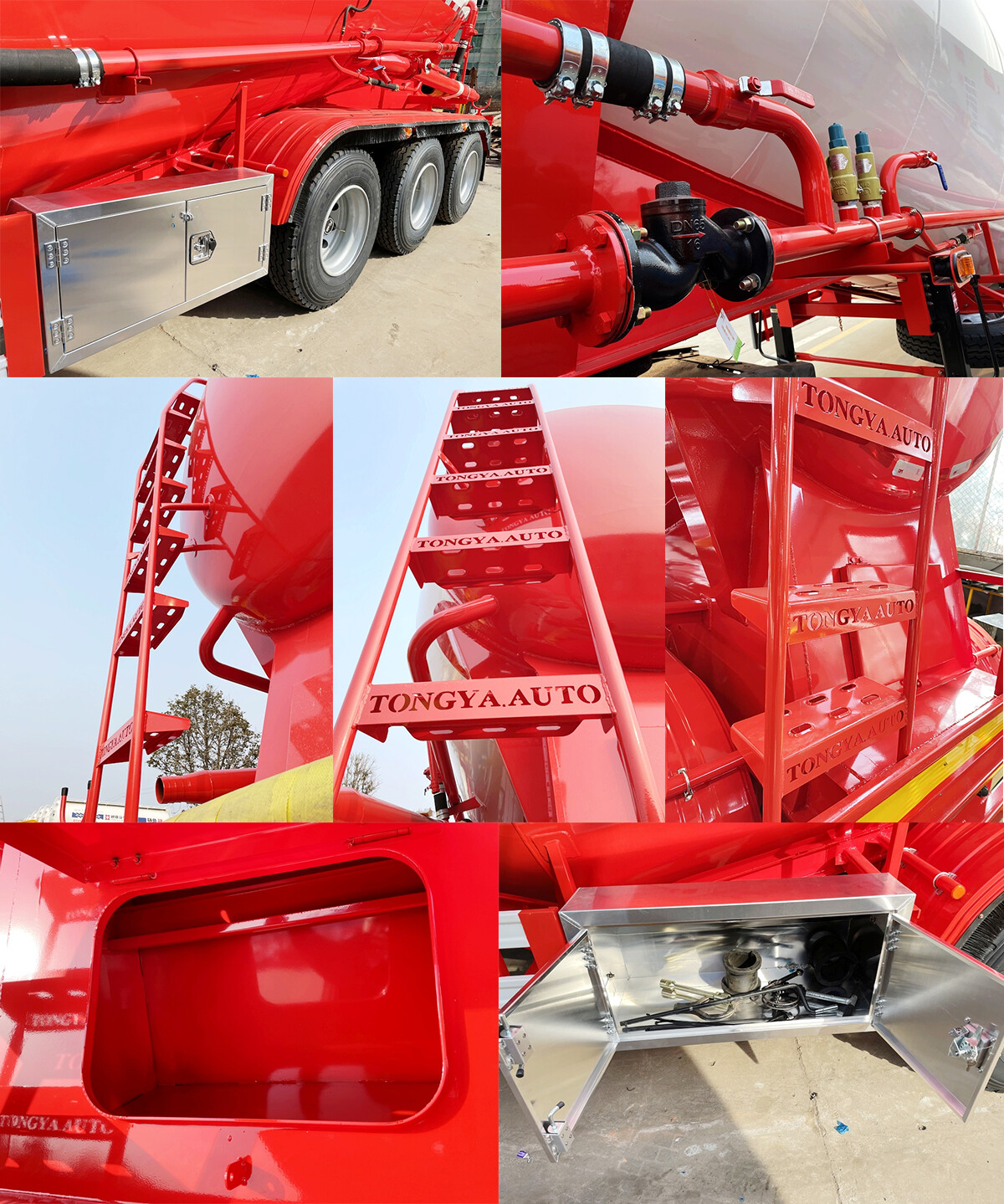 Bulk Cement Tanker Semi Trailer