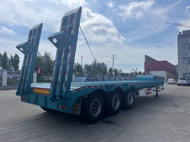 60T Low Bed Semi Trailer