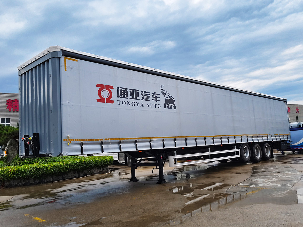 Tongya Automobile Co.,Ltd--OTTC Certification Curtain Semi Trailer