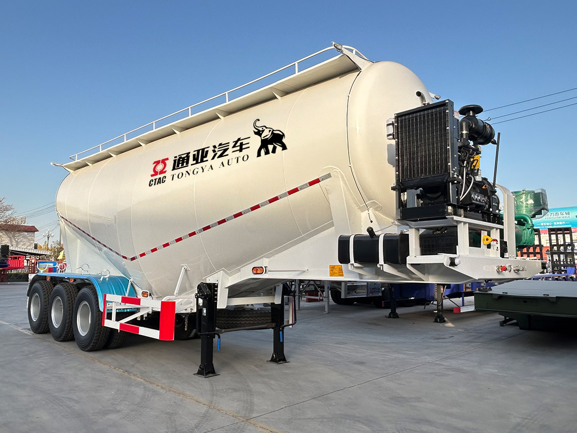 2 3 Axle 40T Bulk Cement Tanker Semi Trailer