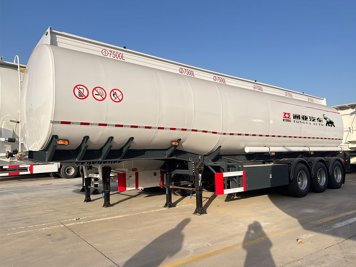 Aluminum Fuel Tanker Semi Trailer