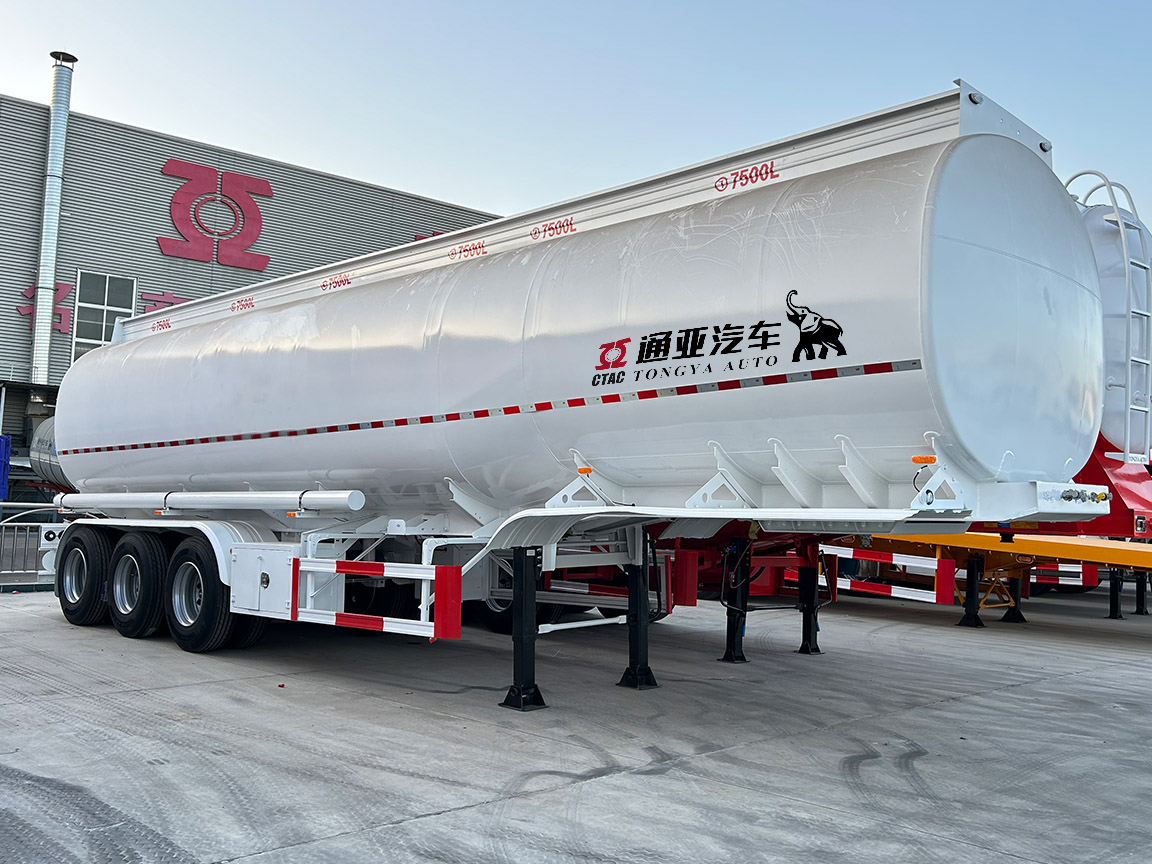 oil tanker2 3 Axle Fuwa Oil Tanker Semi Trailer