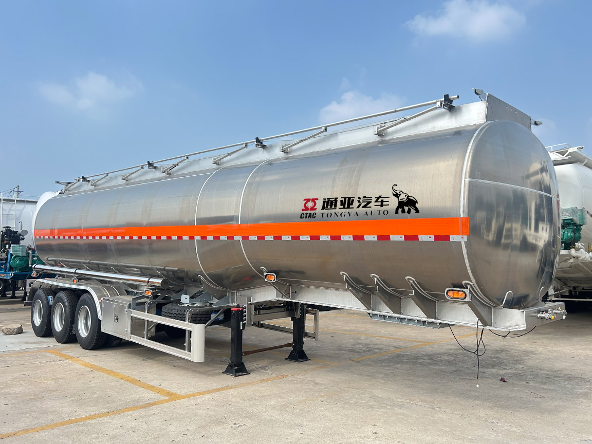 Aluminum Alloy Oil Tanker Semi Trailer
