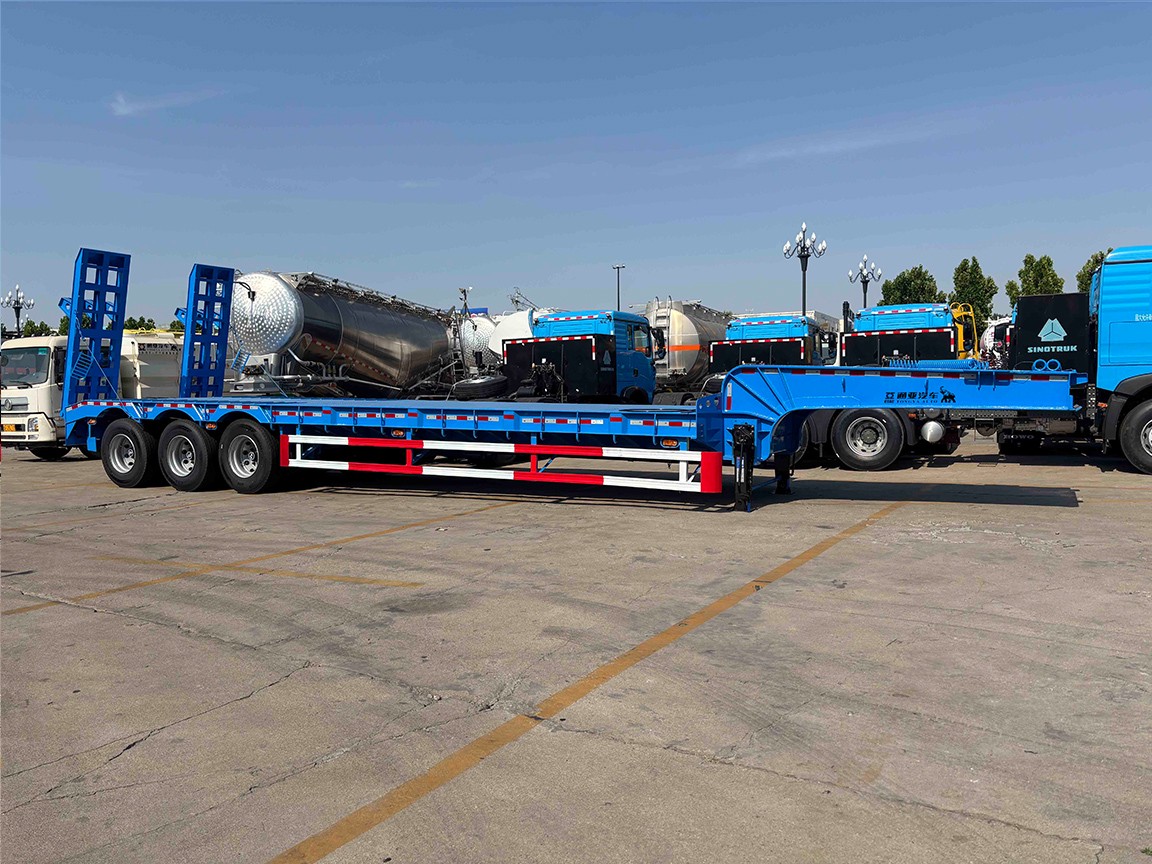lowbed semi trailer3 60T Lowbed Semi Trailer