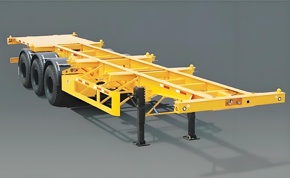 SINOTRUK 3 AXLES SKELETON TRAILER