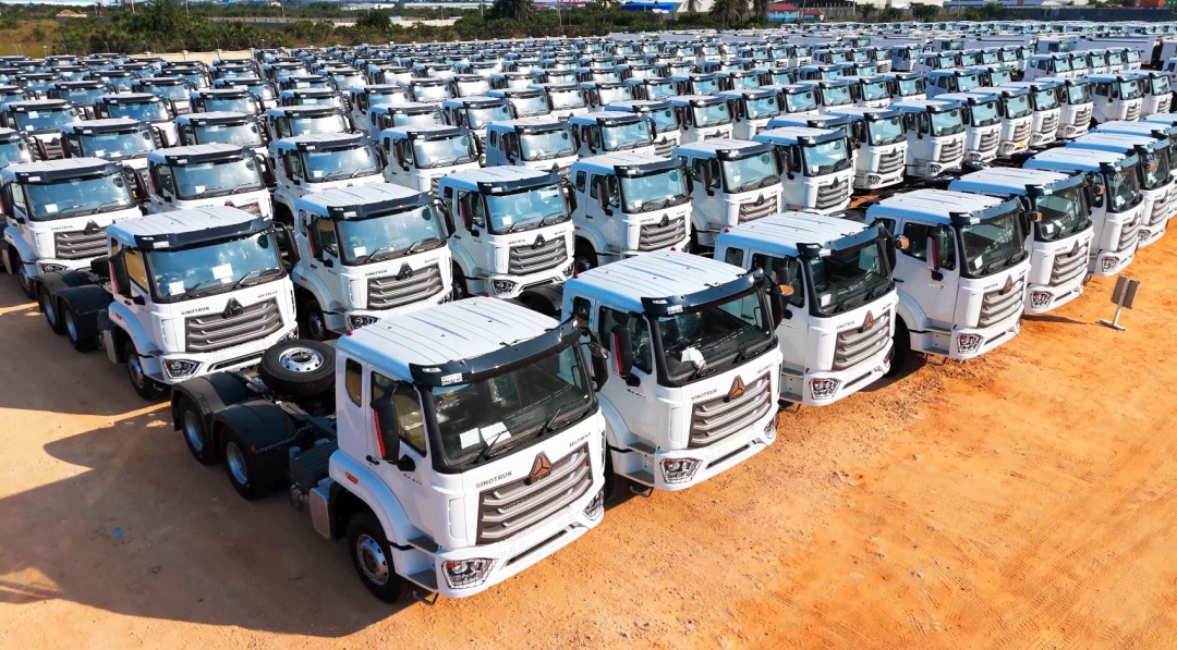 图片4 16,000 Units! SINOTRUK Hits New High in Heavy Truck Exports in January