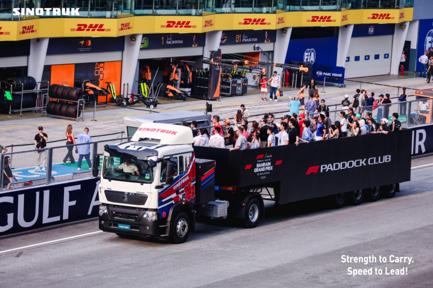 SINOTRUK Showcases Three Models at Malaysia’s F1 Circuit