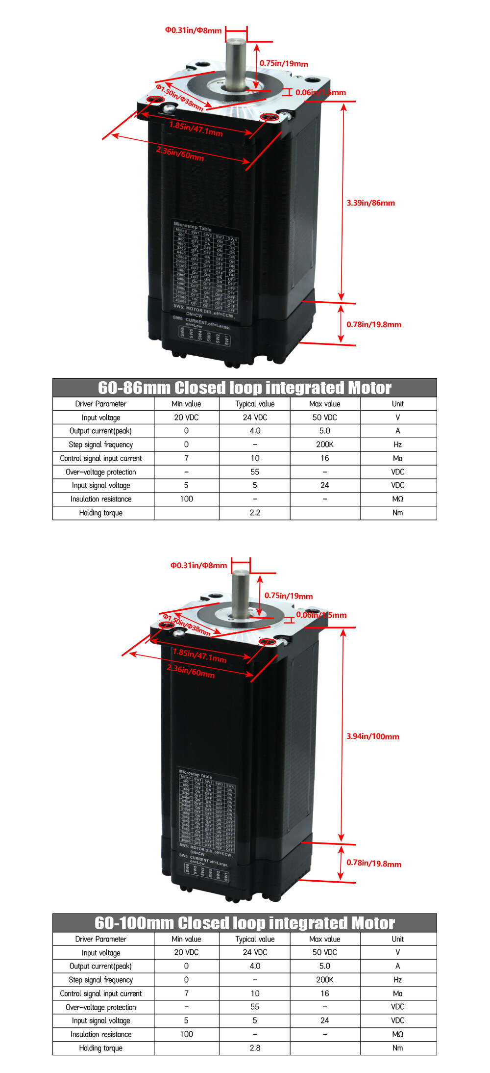 1733821297725032832088588288.jpg Factory price 60mm closed loop stepper motor nema 23 nema24 Integrated closed-loop stepper motor