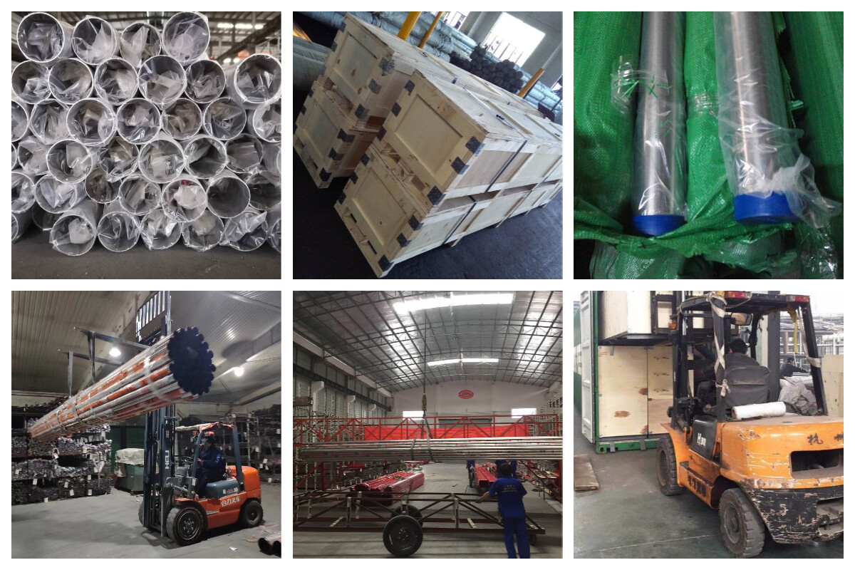 Tubo redondo galvanizado sin costura