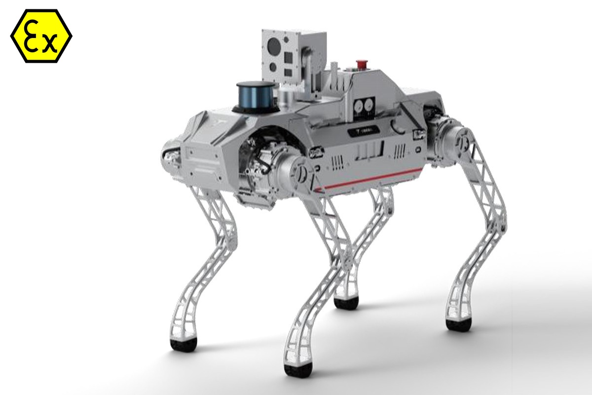 Robot cuadrúpedo a prueba de explosiones