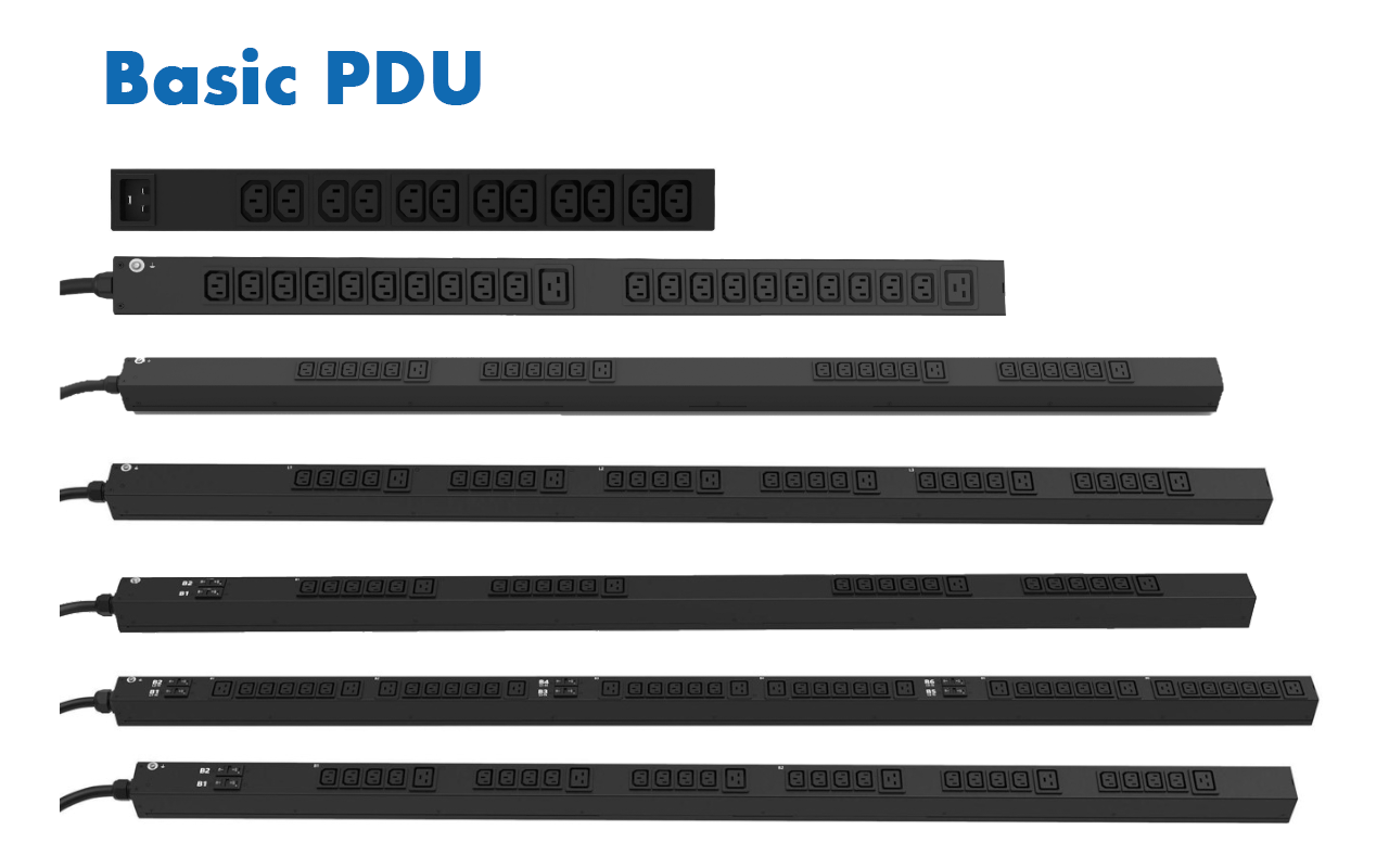 PDU para rack de alta confiabilidad