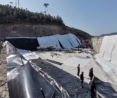 HDPE geomembrane for landfill liner