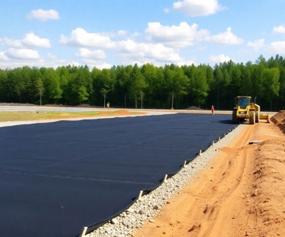 HDPE geomembrane for road construction