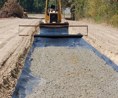 HDPE geomembrane for road construction