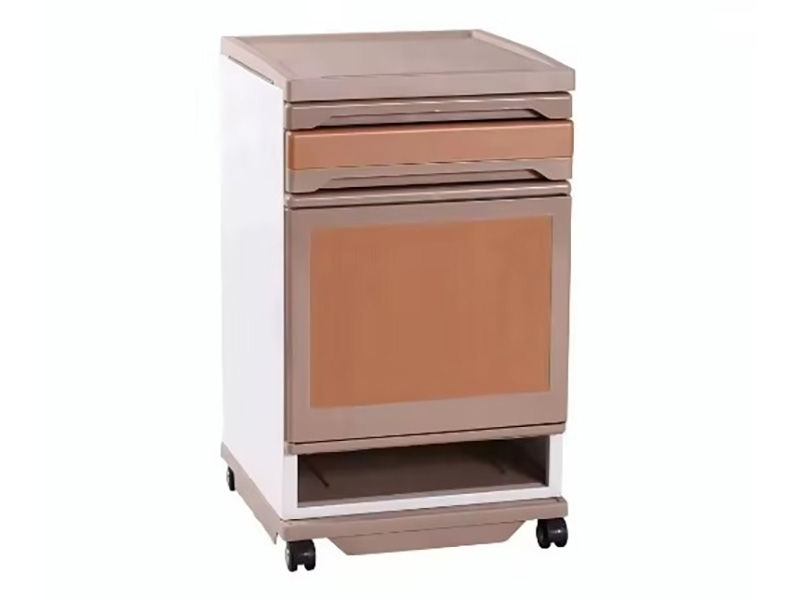 High quality medical ward furniture ABS Bedside cabinet locker with drawers