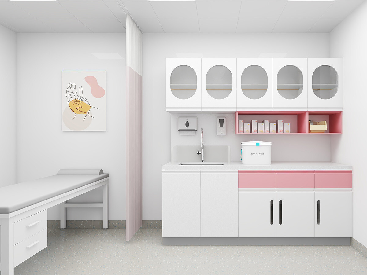 治疗柜0030钢制14.jpg Medical Supply Carts with Multi-Department Mobility