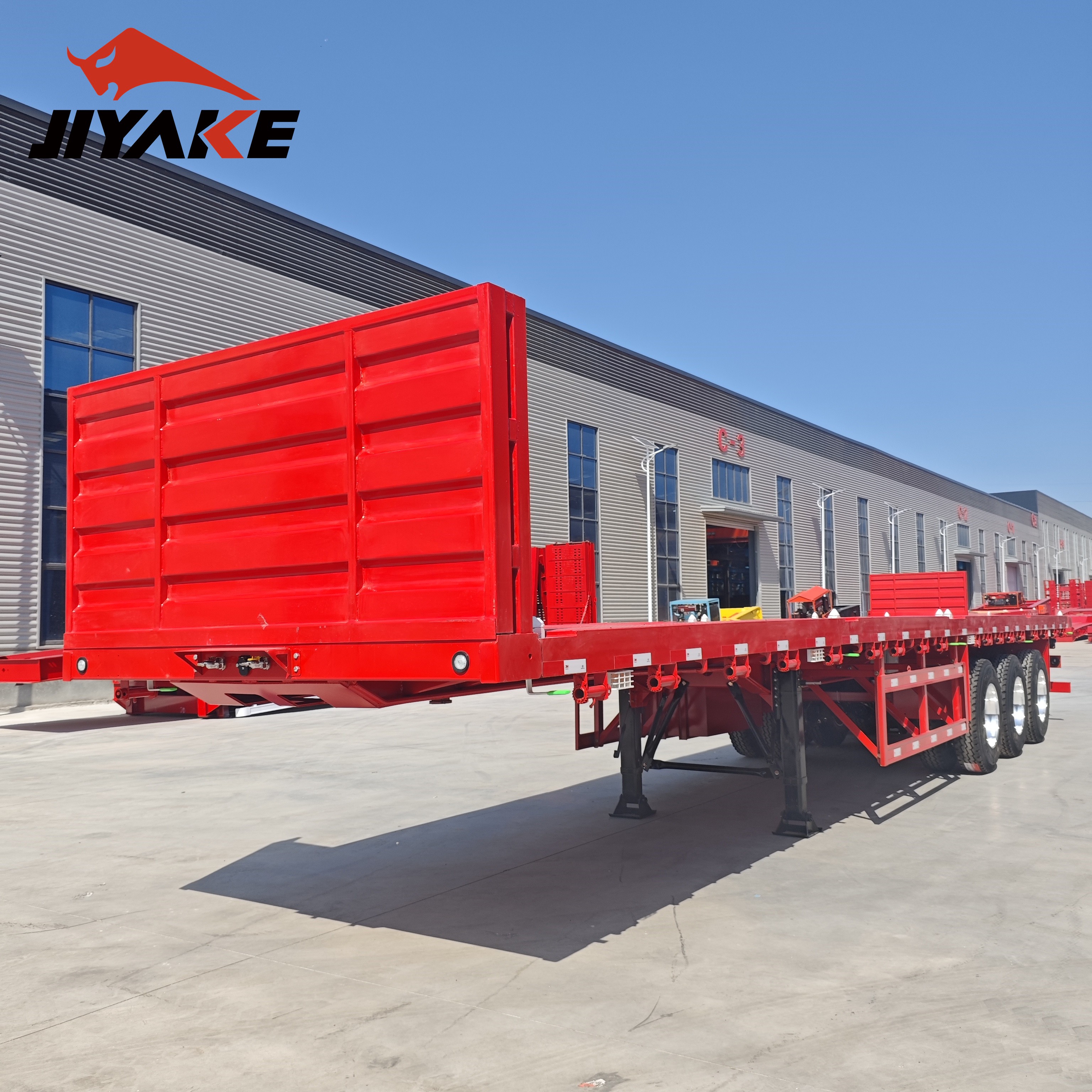3 Axle Flatbed Trailer