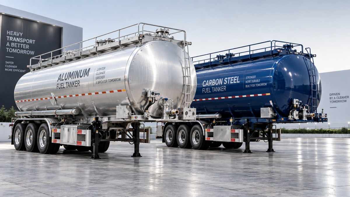 Aluminum vs Aluminum vs. Carbon Steel Fuel Tanker Trailers: Which Should You Buy?