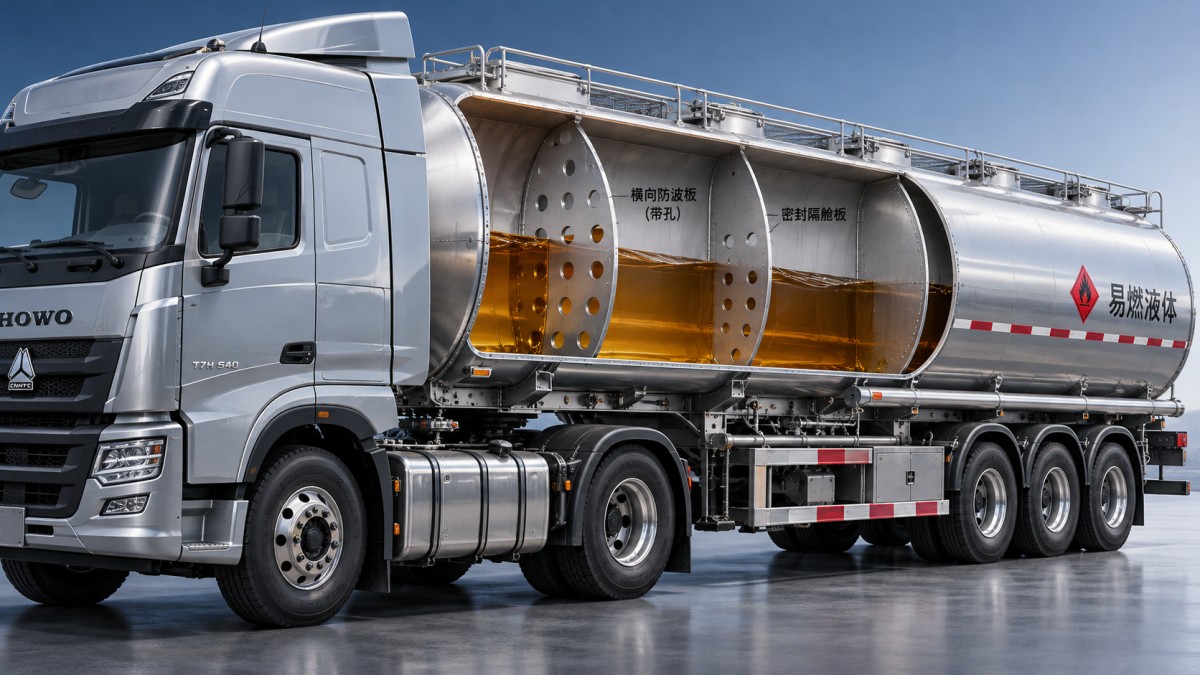 Fuel Tanker Baffles and Rollover Risk: What Buyers Need to Understand حواجز صهريج الوقود ومخاطر الانقلاب: ما الذي ينبغي للمشترين معرفته