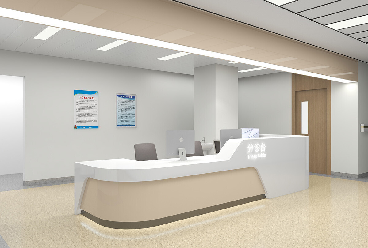 hospital clinic reception desk artificial stone top custom nursing station hospital clinic reception desk artificial stone top custom nursing station