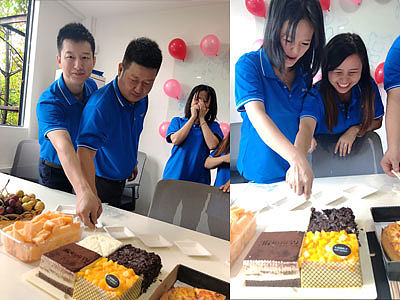 VOUPLUS Medical Furniture Manufacturing Company Employee Birthday Celebration Event