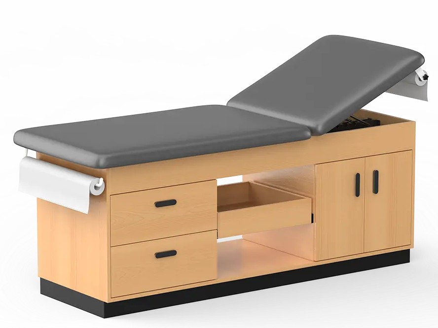Wooden Exam table with Storage Wooden Exam table with Storage