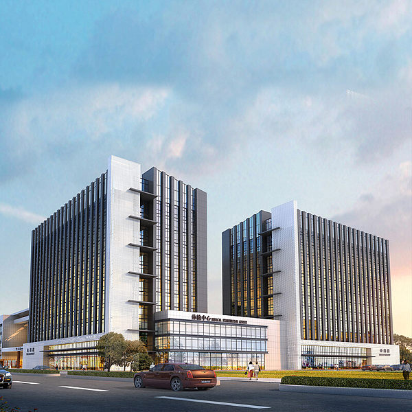 Overall appearance effect of hospital construction