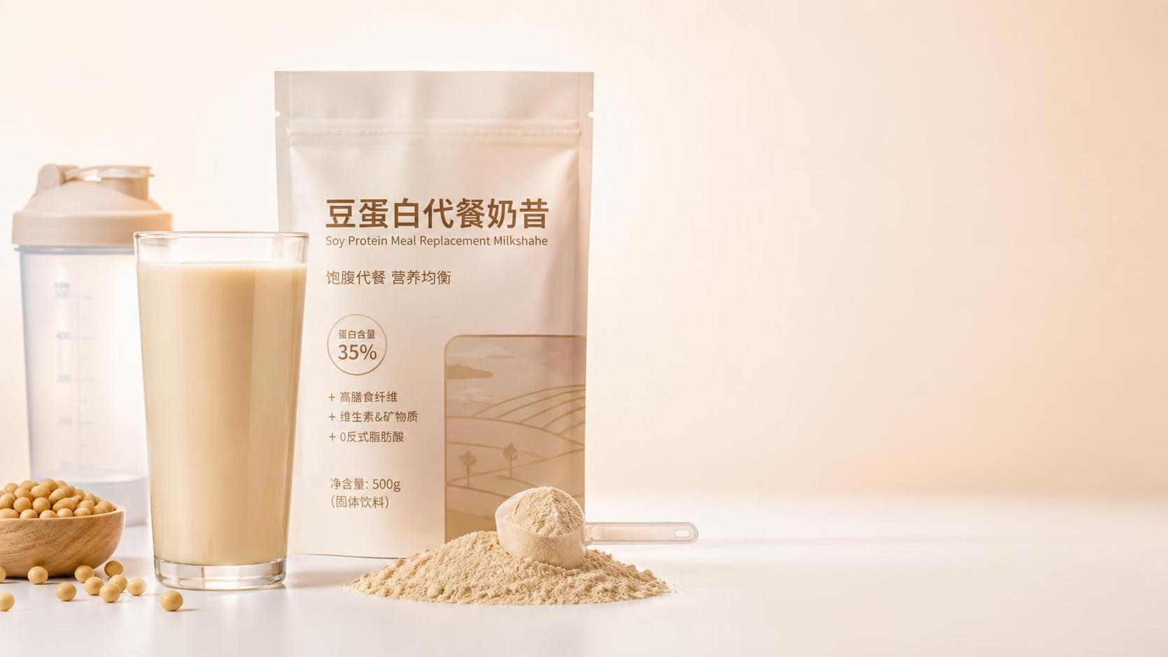 When Soy Protein for Meal Replacements Improves Satiety Without Gritty Texture