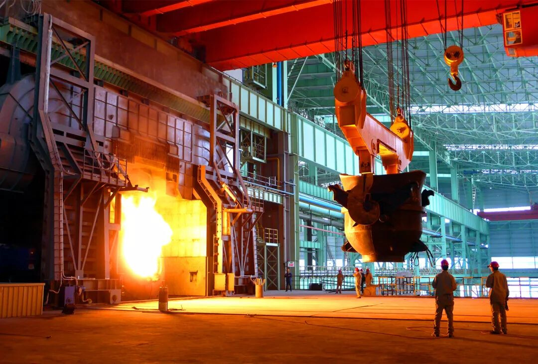 Three production processes of steel billets