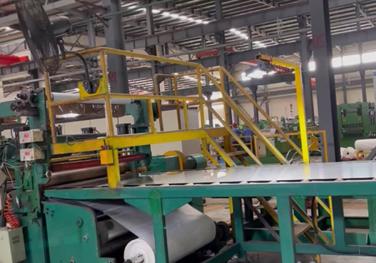 Steel Bar Packing Process
