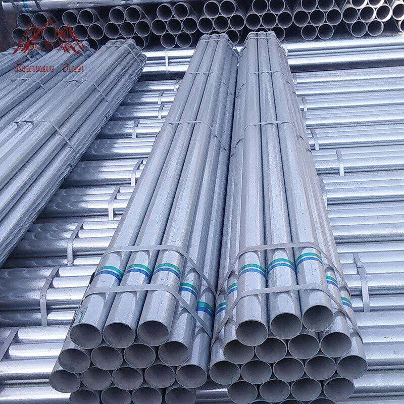 ST37-2 Galvanized Steel Round Pipe