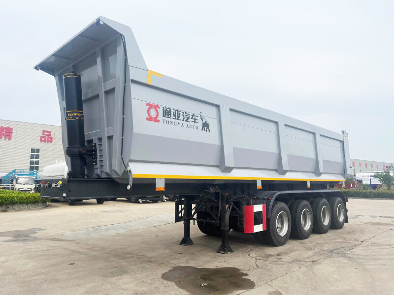 Tongya Automobile Co.,Ltd--Semi-remorque à benne basculante arrière