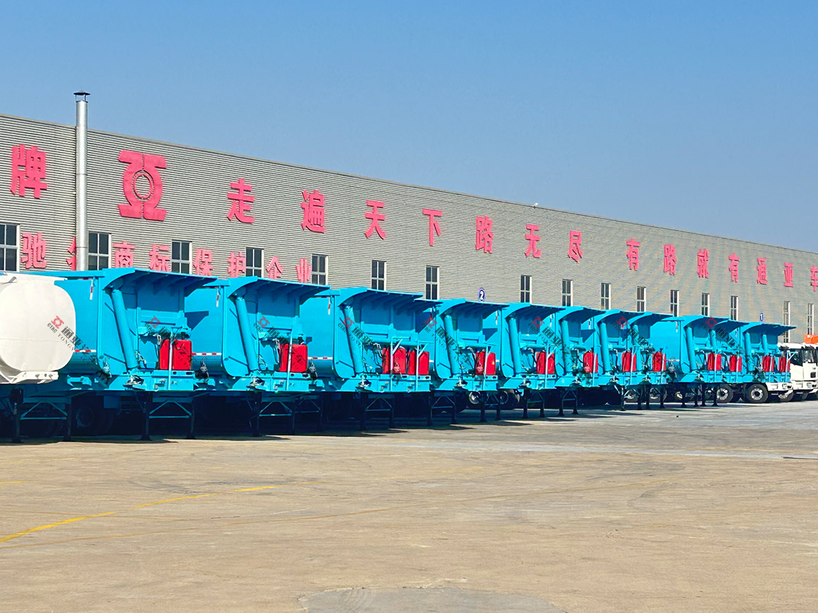 Tongya Automobile Co.,Ltd - Usine professionnelle de production de semi-remorques bennes