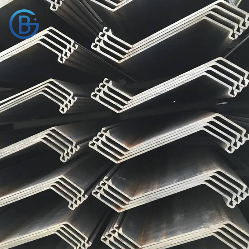 ASTM A572 Bridges Building Construction Hot Rolled Z Style Steel Sheet Pile