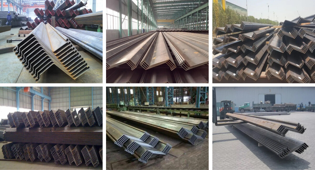 Steel Sheet Pile Z Type Cold Formed For Building Construction Water-Stop Top Quality Good Supplier Z Type Steel Sheet Pile