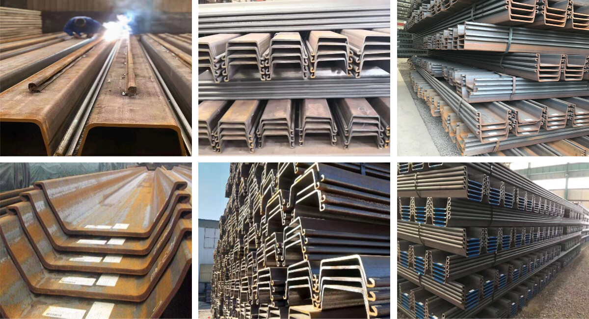 Top Selling Piles Metal Hot Cold Rolled U Steel Sheet Pile steel sheet pile