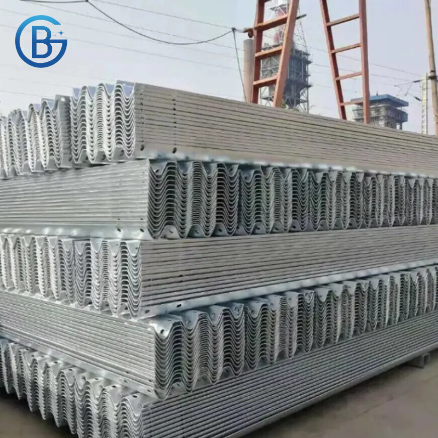 Traffic Road Safety W Beam Highway Guardrail Fence Traffic Road Safety W Beam Highway Guardrail Fence