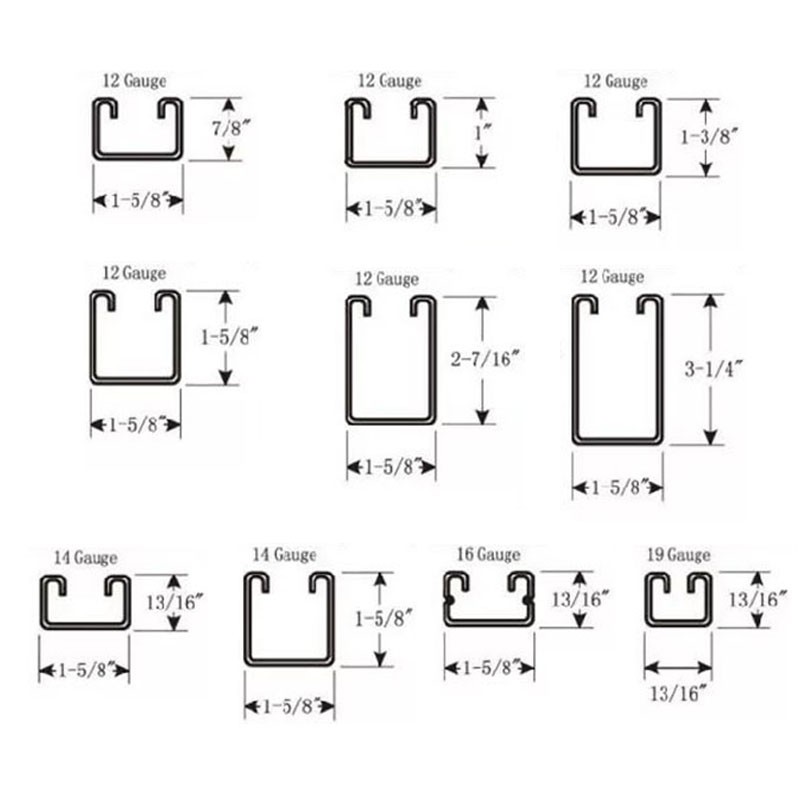 图片2.png ASTM A36 Galvanized cold formed section steel structural C shape profile channel steel cheap C channel steel