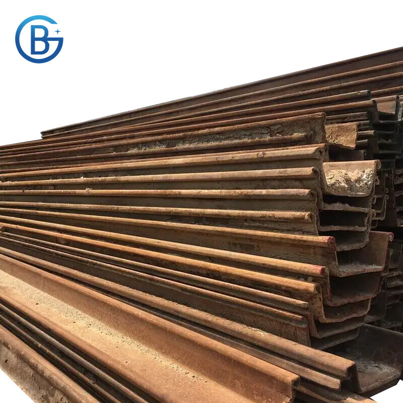 sheet Piling/sheet Pile Slotted U-shaped 400x170x15.5 U type 12m type 4 steel sheet pile for sale
