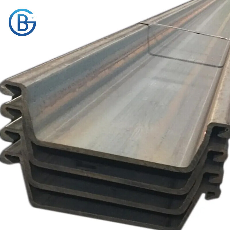sheet Piling/sheet Pile Slotted U-shaped 400x170x15.5 U type 12m type 4 steel sheet pile for sale sheet Piling/sheet Pile Slotted U-shaped 400x170x15.5 U type 12m type 4 steel sheet pile for sale
