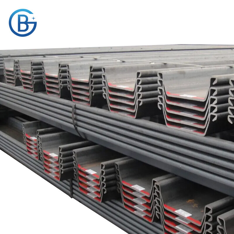 Top Selling Piles Metal Hot Cold Rolled U Steel Sheet Pile steel sheet pile