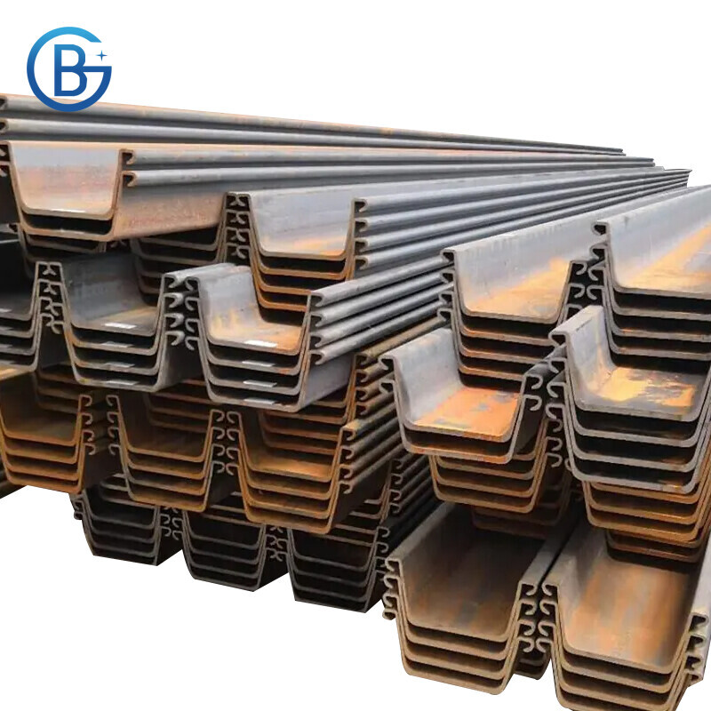 Top Selling Piles Metal Hot Cold Rolled U Steel Sheet Pile steel sheet pile