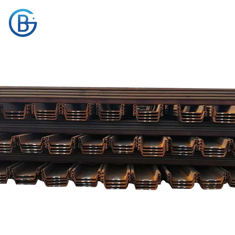 Top Selling Piles Metal Hot Cold Rolled U Steel Sheet Pile steel sheet pile