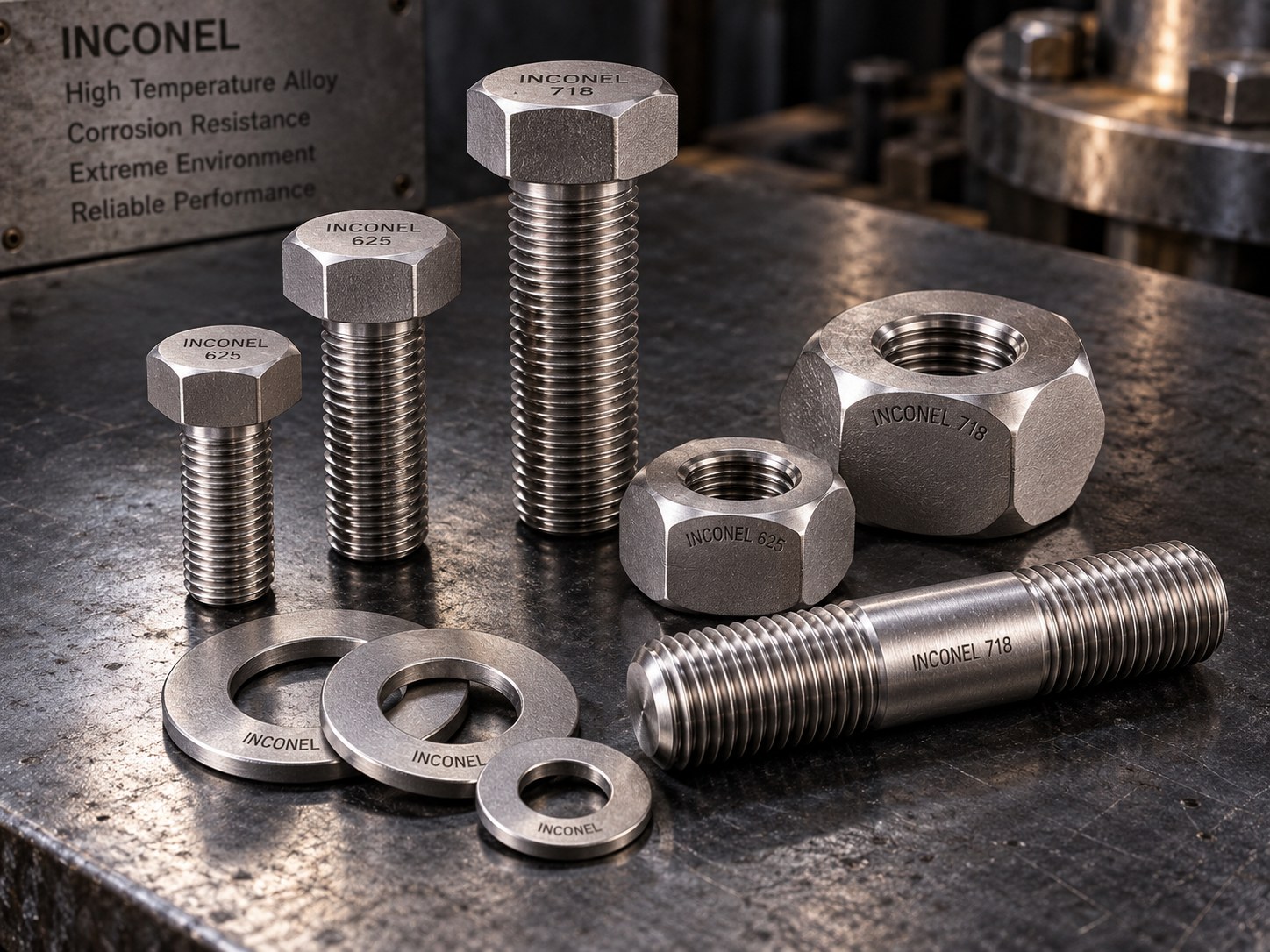 Inconel Fasteners: Bolts, Nuts, Washers, Studs – Complete Technical Guide | RAYCHIN LIMITED